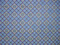 Azulejos em tons de azul