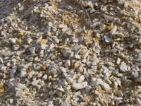 Padrão de cascalho para obras